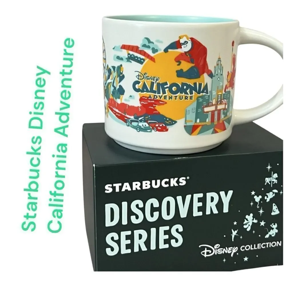 Starbucks Disney California Adventure Discovery Series Mug.NEW IN BOX